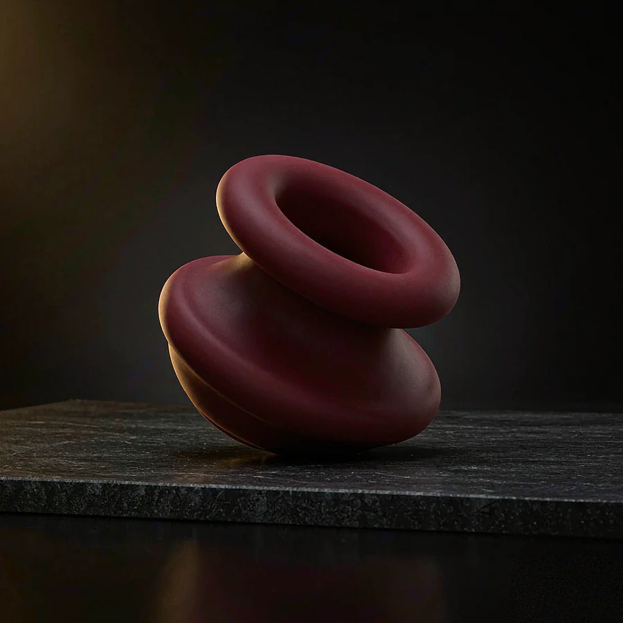 Suction Vibrator — Ruby Red